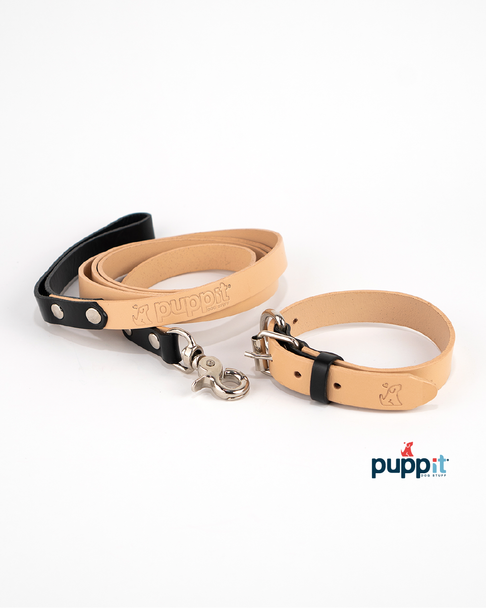 Set Correa & Collares Lisa Natural
