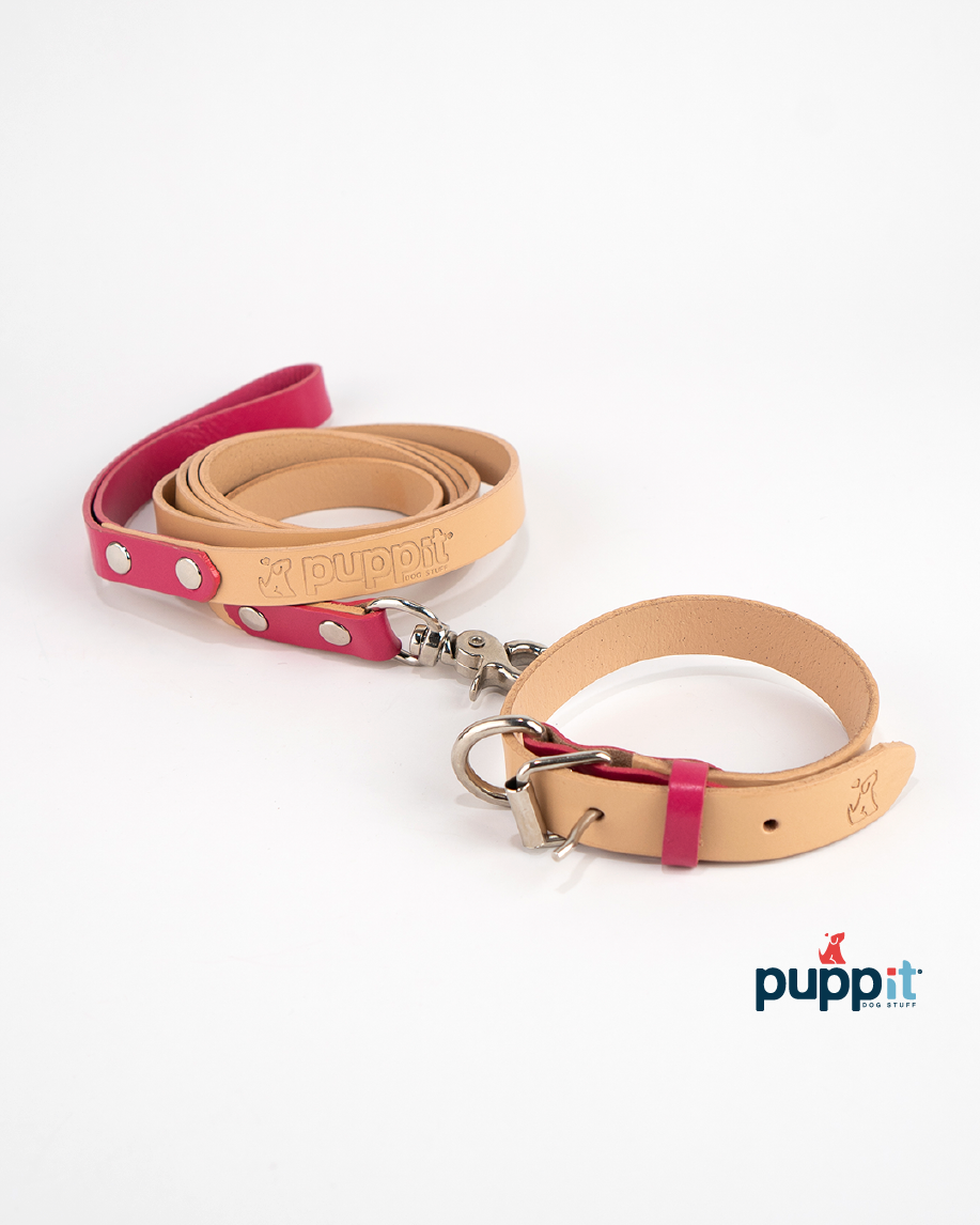 Set Correa & Collares Lisa Natural