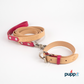 Smooth Natural/Blue Leash &amp; Collar Set